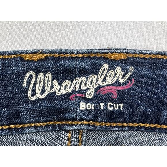 Wrangler Retro Women's Bootcut Blue Denim Jeans - Size 26Wx34 (51x33) - Picture 4 of 5